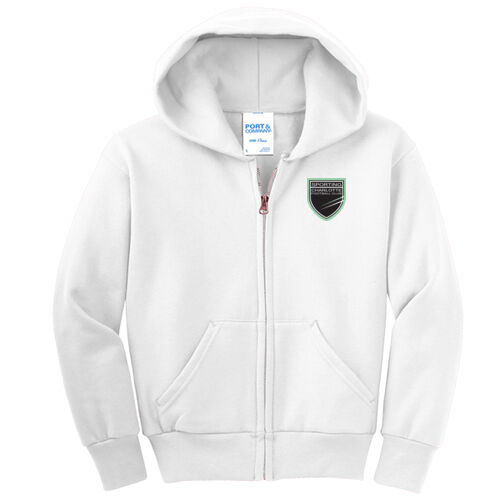 LC - Youth Core Fleece Full Zip Hooded Sweatshirt Thumbnail