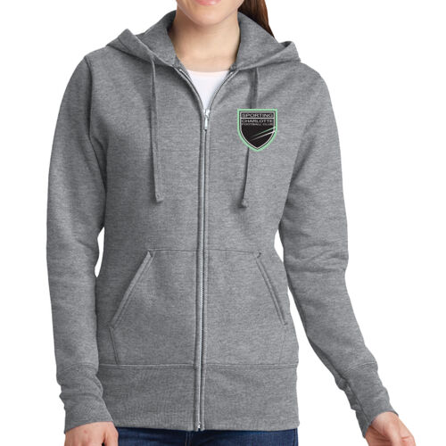 LC - Women's Core Fleece Full Zip Hooded Sweatshirt Thumbnail