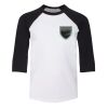 Youth Three-Quarter Sleeve Baseball Tee Thumbnail